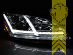 Xenon, HID, chrom, nicht für Fahrzeuge mit Kurvenlicht, Abblendlicht D1S / Fernlicht H7, elektrisch verstellbar - Stellmotor integriert, Eintragungsfrei / mit R87 Zulassung als Tagfahrlicht, Eintragungsfrei / mit E-Prüfzeichen