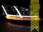 Xenon, HID, chrom, nicht für Fahrzeuge mit Kurvenlicht, Abblendlicht D1S / Fernlicht H7, elektrisch verstellbar - Stellmotor integriert, Eintragungsfrei / mit R87 Zulassung als Tagfahrlicht, Eintragungsfrei / mit E-Prüfzeichen