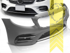 Ersatzteile von äquivalenter Qualität für die Besitzer des Fahrzeugs (entspr. EU-Verordnung 46/2010), PP Kunststoff, grundiert, für Fahrzeuge mit PDC, Eintragungsfrei / mit ABE
