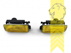 Halogen, gelb, passend für Standard, M-Paket und M3 Stoßstange, H3, Eintragungsfrei / mit E-Prüfzeichen