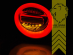 dynamischer LED Blinker, LED, rot, Eintragungsfrei / mit E-Prüfzeichen