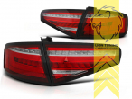 LED, dynamischer LED Blinker, rot, weiss, chrom, nur für Fahrzeuge mit werksseitig verbauten LED Rückleuchten, Eintragungsfrei / mit E-Prüfzeichen