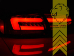 LED, dynamischer LED Blinker, rot, schwarz, nur für Fahrzeuge mit werksseitig verbauten LED Rückleuchten, Eintragungsfrei / mit E-Prüfzeichen