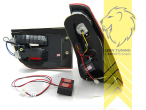 LED, rot, chrom, Blinkerbirnen BAU15S, Eintragungsfrei / mit E-Prüfzeichen