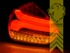 dynamischer LED Blinker, LED, schwarz, rot, Eintragungsfrei / mit E-Prüfzeichen