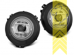 Xenon, HID, schwarz, Abblendlicht und Fernlicht in einer Linse D2S, elektrisch verstellbar - Stellmotor integriert, Eintragungsfrei / mit E-Prüfzeichen, Eintragungsfrei / mit R87 Zulassung als Tagfahrlicht
