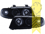 Halogen, schwarz, weiß LED, Blinkerbirnen BAU15S, Abblendlicht H1 / Fernlicht H1, elektrisch verstellbar - Stellmotor wird vom Original übernommen, Eintragungsfrei / mit E-Prüfzeichen