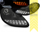 mit LED Blinker, Halogen, Abblendlicht H1 / Fernlicht H1, LED Nebelscheinwerfer, manuell verstellbar, Eintragungsfrei / mit E-Prüfzeichen