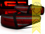 LED, dynamischer LED Blinker, rot, schwarz, nur für Fahrzeuge mit werksseitig verbauten HALOGEN Rückleuchten, Eintragungsfrei / mit E-Prüfzeichen
