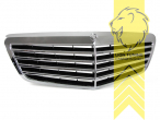 Original Mercedes Emblem wird übernommen, chrom, nicht geeignet für Fahrzeuge mit Distronic, ABS Kunststoff, Eintragungsfrei / als Ersatzteil verwendbar