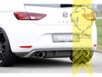 links und rechts, carbon Optik, nur passend für Fahrzeuge mit Standard Stoßstange, ABS Kunststoff, Eintragungsfrei / mit ABE