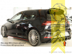 links und rechts, carbon Optik, nur passend für Golf GTi, ABS Kunststoff, Eintragungsfrei / mit ABE