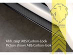 carbon Optik, nur passend für unsere Spoilerlippe Art.: 24228 24229, ABS Kunststoff, Eintragungsfrei / mit ABE