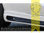 carbon Optik, ABS Kunststoff, schwarz - lackierfähig, Eintragungsfrei / mit ABE