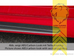 carbon Optik, nur passend für 3-Türer, ABS Kunststoff, schwarz - lackierfähig, Eintragungsfrei / mit ABE