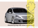 carbon Optik, ABS Kunststoff, schwarz - lackierfähig, Eintragungsfrei / mit ABE