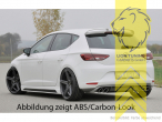 schwarz matt, nur passend für 5-Türer, ABS Kunststoff, schwarz - lackierfähig, Eintragungsfrei / mit ABE