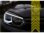 LED, dynamischer LED Blinker, schwarz, chrom, für Fahrzeuge mit Original Xenon, LED Abblendlicht / LED Fernlicht, Eintragungsfrei / mit E-Prüfzeichen