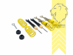 ST XA (mit Härteverstellung), gelb, Nicht für Fahrzeuge mit Niveauregulierung, bzw. nur wenn die Niveauregulierung entsprechend eingestellt werden kann., Stahl verzinkt, Eintragungspflichtig / Teilegutachten liegt bei