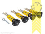 Nur für Fahrzeuge mit Augenbefestigung an der Vorderachse, ST XTA ( Härteverstellbar mit Stützlager ), gelb, Stahl verzinkt, Eintragungspflichtig / Teilegutachten liegt bei