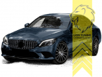 Original Mercedes Emblem wird übernommen, schwarz/chrom, für Fahrzeuge mit Kamera-System, ABS Kunststoff, Eintragungsfrei / als Ersatzteil verwendbar