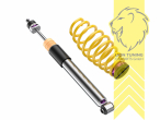 Nur für Fahrzeuge mit einem Klemmdurchmesser an der VA von 55mm., V3, gelb, Dämpfer verfügen über leicht zu bedienende Einstellräder. Bauartbedingt in der Zugstufe nur bei zugänglicher Kolbenstange., Elektronische Dämpferregelung muss stillgelegt werden. Elektroniksatz zur Stillegung ist im Lieferumfang enthalten., Edelstahl, Eintragungspflichtig / Teilegutachten liegt bei