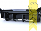 links und rechts, schwarz glänzend, passend für unsere F10 / F11 Heckstoßstangen, auch passend für die original F10 / F11 M-Paket Stoßstange, PP Kunststoff, Eintragungsfrei / als Ersatzteil verwendbar