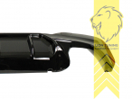 links und rechts, schwarz glänzend, auch passend für die original G30 M-Paket Stoßstange, PP Kunststoff, Eintragungsfrei / als Ersatzteil verwendbar