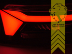 LED, schwarz, rot, nur für Fahrzeuge mit werksseitig verbauten LED Rückleuchten, Eintragungsfrei / mit E-Prüfzeichen