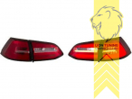 LED, dynamischer LED Blinker, rot, weiss, nur für Fahrzeuge mit werksseitig verbauten HALOGEN Rückleuchten, Eintragungsfrei / mit E-Prüfzeichen