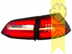 dynamischer LED Blinker, LED, schwarz, rot, nur für Fahrzeuge mit werksseitig verbauten LED Rückleuchten, Eintragungsfrei / mit E-Prüfzeichen