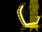 Halogen, chrom, gelb LED, Abblendlicht H7 / Fernlicht H7, elektrisch verstellbar - Stellmotor integriert, Eintragungsfrei / mit E-Prüfzeichen, Eintragungsfrei / mit R87 Zulassung als Tagfahrlicht