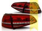 LED, rot, weiss, nur für Fahrzeuge mit werksseitig verbauten HALOGEN Rückleuchten, Eintragungsfrei / mit E-Prüfzeichen