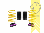 Nur für Fahrzeuge mit elektronischer Dämpferregelung, gelb, VA HA höhenverstellbar (Federnsatz bestehend aus VA HA Federn mit Höhenverstellung, kann ausschließlich mit Seriendämpfern verwendet werden), Chrom-Silizium-Stahl, Eintragungspflichtig / Teilegutachten liegt bei