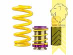gelb, VA   HA höhenverstellbar (Federnsatz bestehend aus VA HA Federn mit Höhenverstellung, kann ausschließlich mit Seriendämpfern verwendet werden), Chrom-Silizium-Stahl, Eintragungspflichtig / Teilegutachten liegt bei
