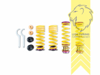 Nur für Fahrzeuge mit elektronischer Dämpferregelung, nicht für Fahrzeuge mit Luftfederung, gelb, VA HA höhenverstellbar (Federnsatz bestehend aus VA HA Federn mit Höhenverstellung, kann ausschließlich mit Seriendämpfern verwendet werden), Chrom-Silizium-Stahl, Eintragungspflichtig / Teilegutachten liegt bei