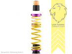 Nur für Fahrzeuge mit elektronischer Dämpferregelung, nicht für Fahrzeuge mit Luftfederung, gelb, VA   HA höhenverstellbar (Federnsatz bestehend aus VA HA Federn mit Höhenverstellung, kann ausschließlich mit Seriendämpfern verwendet werden), Chrom-Silizium-Stahl, Eintragungspflichtig / Teilegutachten liegt bei