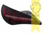 LED, dynamischer LED Blinker, schwarz, rot, Nur passend bei Fahrzeugen mit original LED Rückleuchten, Eintragungsfrei / mit E-Prüfzeichen