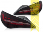 LED, dynamischer LED Blinker, schwarz, rot, Nur passend bei Fahrzeugen mit original LED Rückleuchten, Eintragungsfrei / mit E-Prüfzeichen