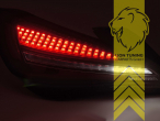 LED, dynamischer LED Blinker, schwarz, rot, Nur passend bei Fahrzeugen mit original LED Rückleuchten, Eintragungsfrei / mit E-Prüfzeichen