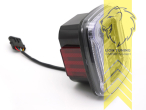 LED, dynamischer LED Blinker, schwarz, Eintragungsfrei / mit E-Prüfzeichen