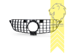 Original Mercedes Emblem wird übernommen, chrom, schwarz glänzend, ABS Kunststoff, Eintragungsfrei / als Ersatzteil verwendbar