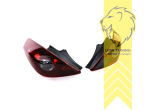 Halogen, schwarz, rot, nicht passend für 3-Türer, Blinkerbirnen BAU15S, Eintragungsfrei / mit E-Prüfzeichen