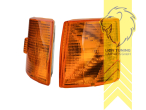 Halogen, orange, nur passend für Fahrzeuge mit kurzem Vorderwagen, Blinkerbirnen BAU15S, Eintragungsfrei / mit E-Prüfzeichen