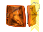 Halogen, orange, nur passend für Fahrzeuge mit kurzem Vorderwagen, Blinkerbirnen BAU15S, Eintragungsfrei / mit E-Prüfzeichen