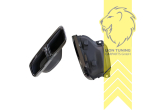 Endrohr duplex, schwarz, Oval, nur passend für AMG LINE!, Edelstahl