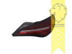 LED, dynamischer LED Blinker, schwarz, rot, nur passend bei Fahrzeugen mit Original Halogen Rückleuchten, Eintragungsfrei / mit E-Prüfzeichen