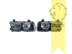 Halogen, schwarz, Abblendlicht HB4 / Fernlicht HB3, Eintragungsfrei / mit E-Prüfzeichen