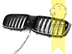 LED, schwarz glänzend, inkl. LED Tagfahrlicht, ABS Kunststoff, Eintragungsfrei / mit E-Prüfzeichen