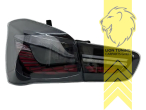 LED, mit LED Blinker, dynamischer LED Blinker, schwarz, Eintragungsfrei / mit E-Prüfzeichen